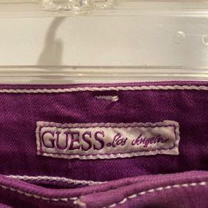 Purple guess jeans